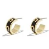 Coach Fashion semicircular earrings for women 37448375GLD001