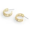 Coach Fashion semicircular earrings for women 37506215GLD710
