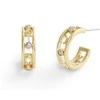 Coach Fashion semicircular earrings for women 37506215GLD710