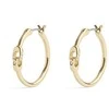 Coach Gold-plated brass hoop earrings 37408160GLD710