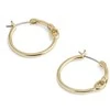 Coach Gold-plated brass hoop earrings 37408160GLD710