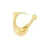 Coach Gold-plated oval earrings made of brass 37351447GLD710