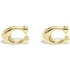 Coach Ikoniniai auksu padengti auskarai 37369816GLD710