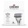 Cremo „Barber Grade“ pakaitinės galvutės, 4 vnt.