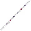 Crystalp Charming bracelet with Swarovski crystals Solara 22295.PIN.E