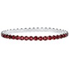 Crystalp Elastic tennis bracelet with red Swarovski crystals Aura 22270.SCA.E