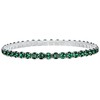 Crystalp Elastic tennis bracelet with žalias Swarovski crystals Aura 22270.EME.E