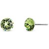 Crystalp Popular earrings with žalias Swarovski crystals Tubby Mini 4200.PER.R