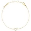 Daniel Wellington Charming auksinis-plated bracelet with a heart Mirelle DW00401617