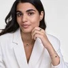 Daniel Wellington Subtili auksu dengta apyrankė su juodu agatu ir kristalais DW00401426