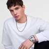 Daniel Wellington Distinctive steel pakabukas for men Ellipse Cuban Chain DW00401669