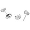 Daniel Wellington Glittering steel earrings Heart with cubic zirconia Mirelle DW00401610