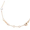 Daniel Wellington Gold-plated bracelet with Swarovski pearls Pearl Step DW00402108