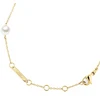 Daniel Wellington Gold-plated bracelet with Swarovski pearls Pearl Step DW00402107