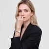 Daniel Wellington Auksu padengti auskarai su Swarovski perlais DW00401955