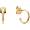 Daniel Wellington Gold-plated hoop earrings Charms DW00400768