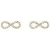 Daniel Wellington Gold-plated Infinity earrings with cubic zirconia Mirelle DW00401614