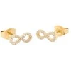 Daniel Wellington Gold-plated Infinity earrings with cubic zirconia Mirelle DW00401614