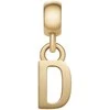 Daniel Wellington Auksu padengtas pakabukas su raide „D“ DW00400487