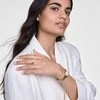 Daniel Wellington Auksuoti auskarai su perlamutru ir kristalais Audrey DW00401405
