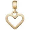 Daniel Wellington Širdies formos pakabukas iš paauksuoto plieno Charms DW00400433