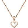 Daniel Wellington Širdies formos pakabukas iš paauksuoto plieno Charms DW00400428