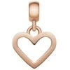 Daniel Wellington Širdies formos pakabukas iš paauksuoto plieno Charms DW00400428