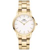 Laikrodis Daniel Wellington Iconic Link 28 Gold Baltas DW00100567