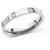 Daniel Wellington Original steel ring with cubic zirconias Classic Lumine DW0040172