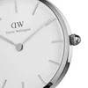 Laikrodis Daniel Wellington Petite 28 Sterling S Baltas DW00100220