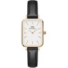 DANIEL WELLINGTON MOTERIS LAIKRODIS DW00100434 – Quadro Pressed Sheffield Gold 32mm + DĖŽĖ