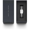 Laikrodis Daniel Wellington Quadro 20X26 Pressed Sterling S Baltas DW00100438
