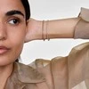 Daniel Wellington Sidabrinė apyrankė su kristalais Classic Tennis DW00401111