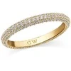Daniel Wellington Sparkling Gold Plated Ring with Cubic Zirconia Pavé DW004017