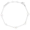 Daniel Wellington Steel bracelet with Swarovski pearls Pearl Step DW00402106