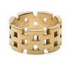 Daniel Wellington Stunning auksinis-plated steel ring 5-Link DW0040100