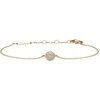 Daniel Wellington Stilinga paauksuota apyrankė su blizgančiu kamuoliuku Pavé DW00400641