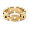 Daniel Wellington Stilingas paauksuotas trijų grandžių žiedas DW0040099