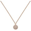 Daniel Wellington Stylish bronze pakabukas with glittering ball Pavé DW00400625