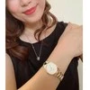 Daniel Wellington Stilingas bronzinis karoliai su apvaliu pakabuku Emalie DW00400305