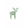 Deers Miss Žalias's deer mini brooch