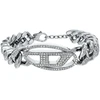 Diesel Fashion glittering unisex steel bracelet DX1707040