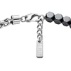 Diesel Fashionable steel bracelet with hematite DX1647931