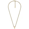 Diesel Gold-plated unisex steel pakabukas DX1670710