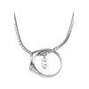 Diesel Modern Ring Pendant Necklace DX1644040