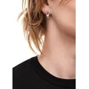Diesel Round steel single earring DX1664040