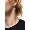 Diesel Single steel earring with crystals D Logo DX1706040