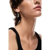 Diesel Single steel earring with crystals D Logo DX1706040