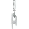 Diesel Single steel earring with crystals D Logo DX1706040