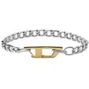 Diesel Stylish men´s steel bracelet DX1338040